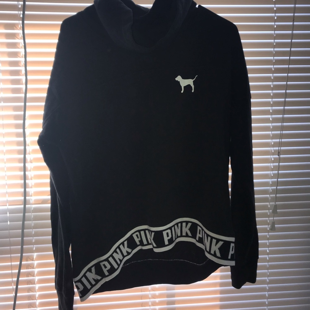 Pink Crew Neck Hoodie